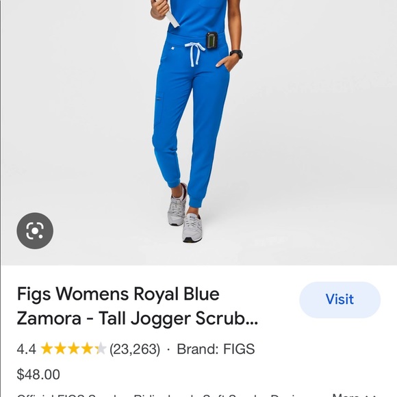Figs Pants & Jumpsuits Figs S Royal Blue Joggers Poshmark